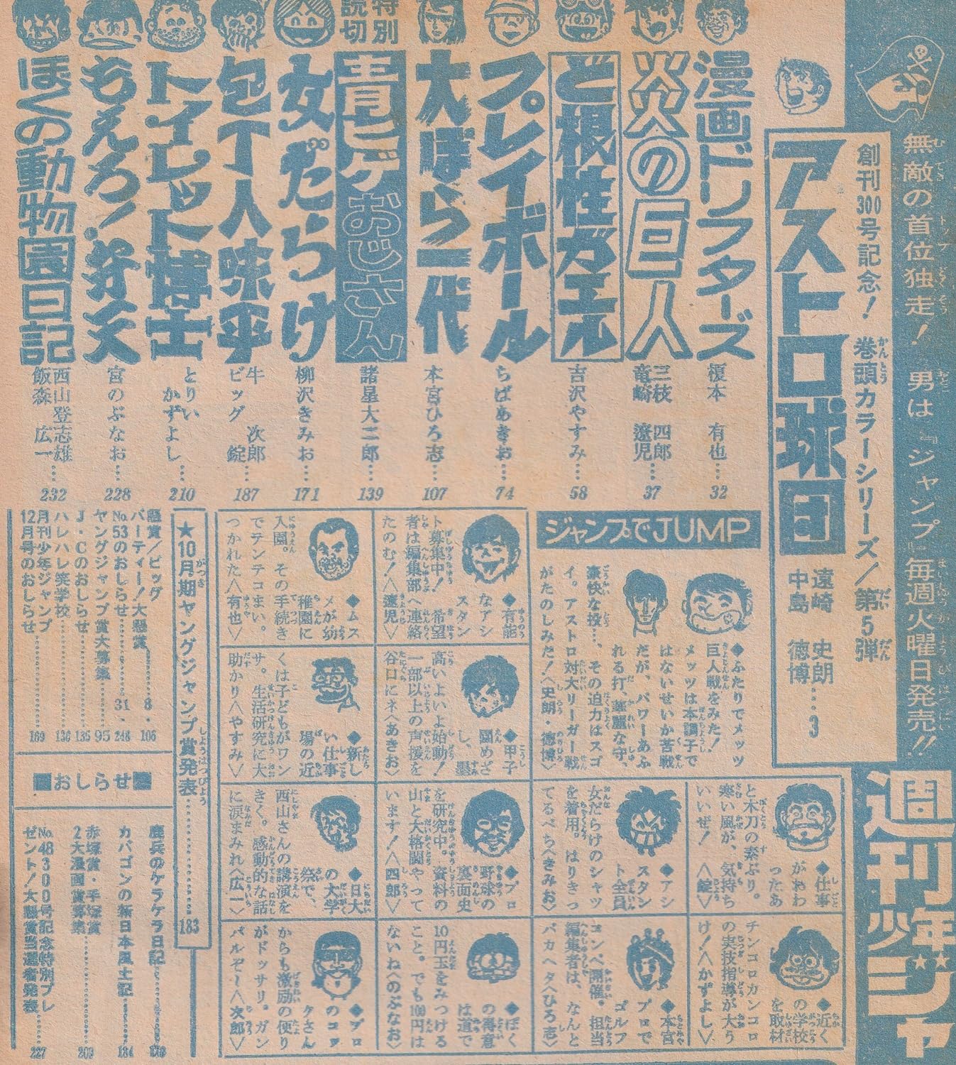 週刊少年ジャンプ 1974年12月23日号 No.52 (通巻304号) 諸星大二郎「青ヒゲおじさん」掲載号