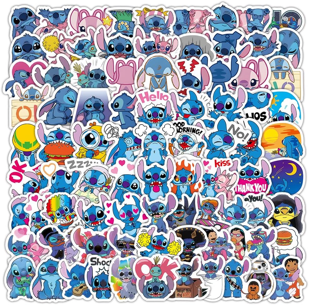 sanyuexiaozai Waterproof Fashionable Anime Stickers, High Definition Images, 2.0 - 2.8 inches (5 - 7 cm), Large Size, 120 Sheets, Cute, Notebook, Stickers, Students, DIY, Car, Motorcycle, Helmet, PC