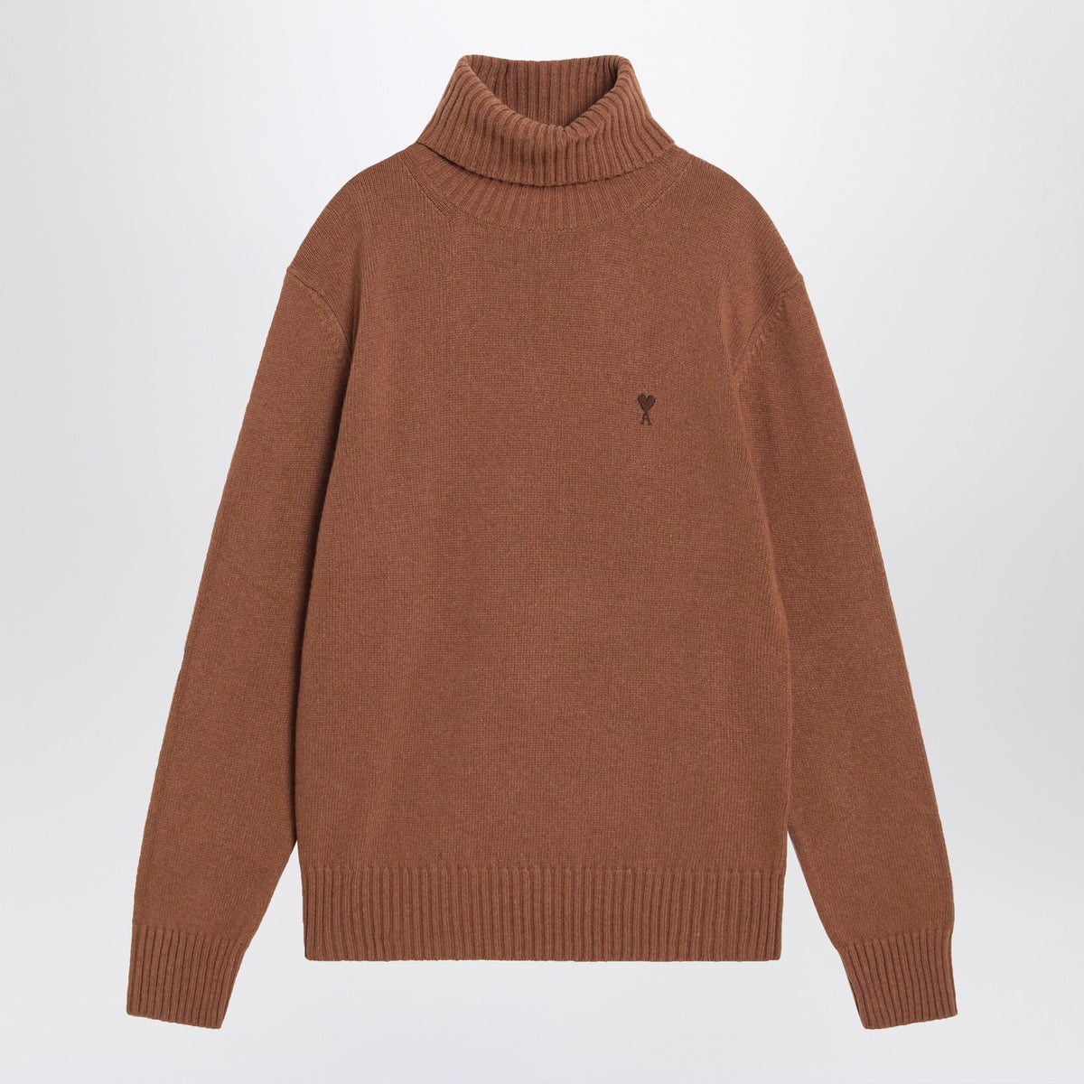 Ami Ami Paris Hazelnut Ami De Coeur Turtleneckセーター - Image 2