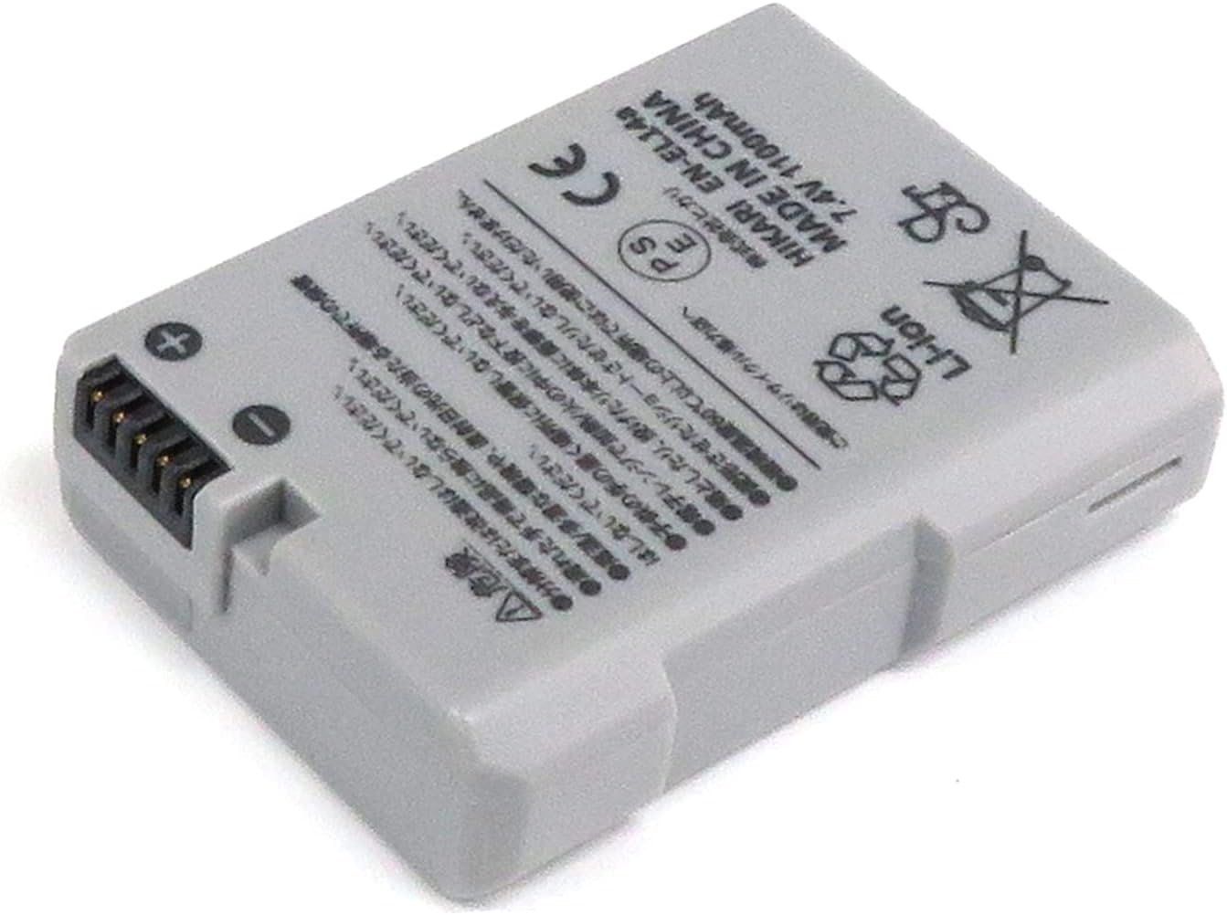 str EN-EL14a EN-EL14 High Capacity 1100 mAh High Capacity Nikon Replacement Battery Exceeds Genuine EN-EL14 [Rechargeable with Original Charger, Display Remaining Remaining Remaining Can Be Used Like