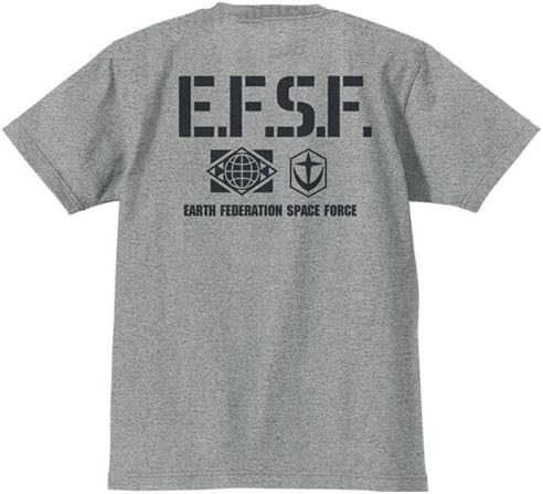 コスパ 機動戦士ガンダム 連邦軍 ヘビーウェイトTシャツ MIX GRAY Lサイズ