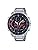 EDIFICE CASIO ECB-900DB-1A ECB-900DB-1A Chronograph Calendar Analog Digital Black Red Business Watch Sports Watch, Stainless Steel, Waterproof