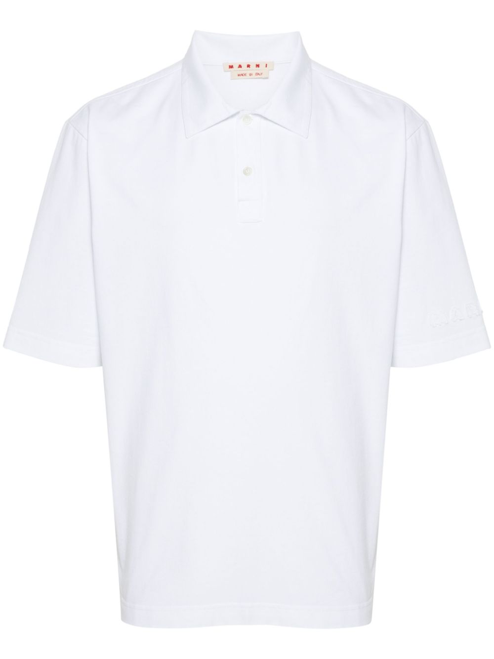 Marni Marni Logo Cotton Polo Shirt - Image 2