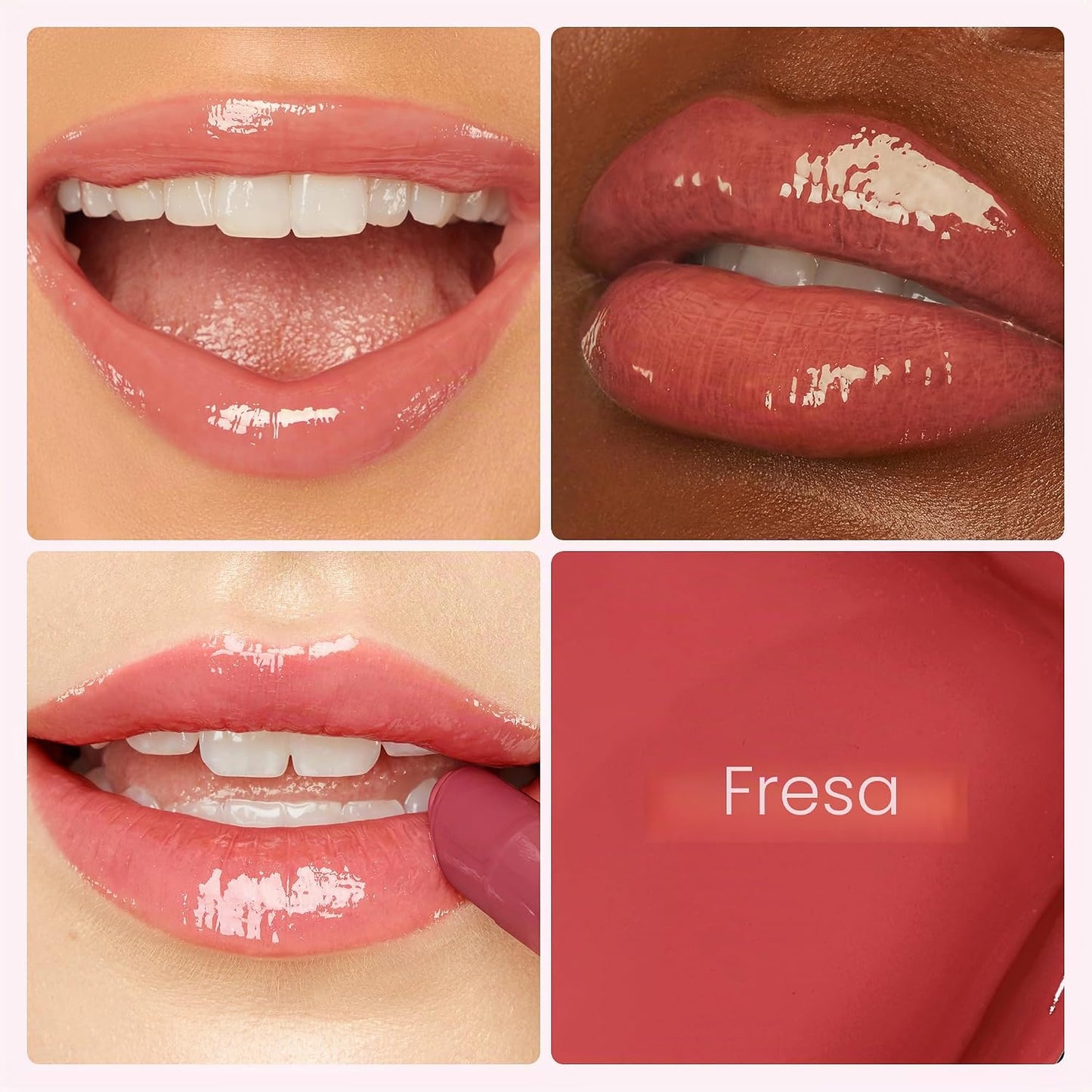 tarte maracuja jugoso bálsamo labial brillante – Mantequilla labial nutritiva viral con color y alta hidratación brillante, cuidado de la piel infundido con vitamina E, vegano y libre de crueldad