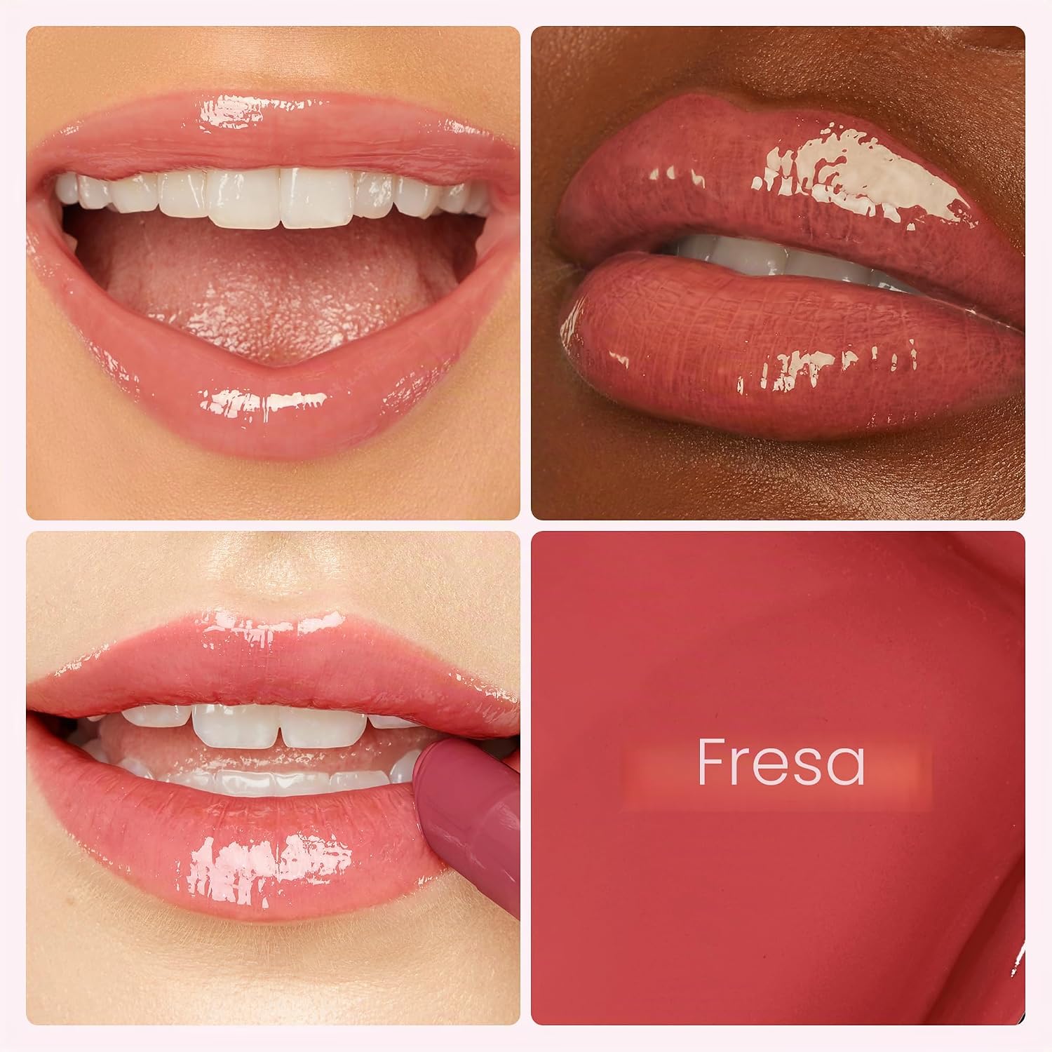 tarte maracuja jugoso bálsamo labial brillante – Mantequilla labial nutritiva viral con color y alta hidratación brillante, cuidado de la piel infundido con vitamina E, vegano y libre de crueldad