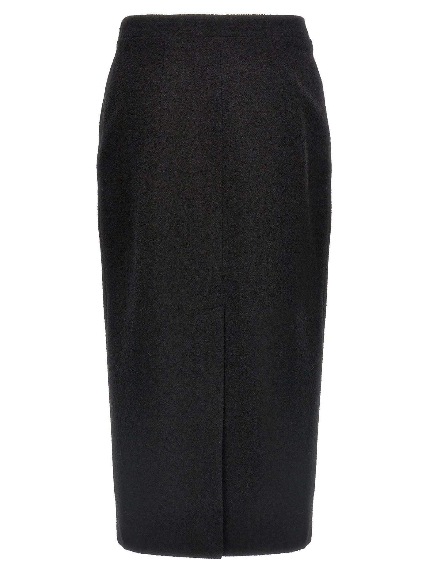 Alessandra Rich Midi TweedBoucléSkirt - Image 2