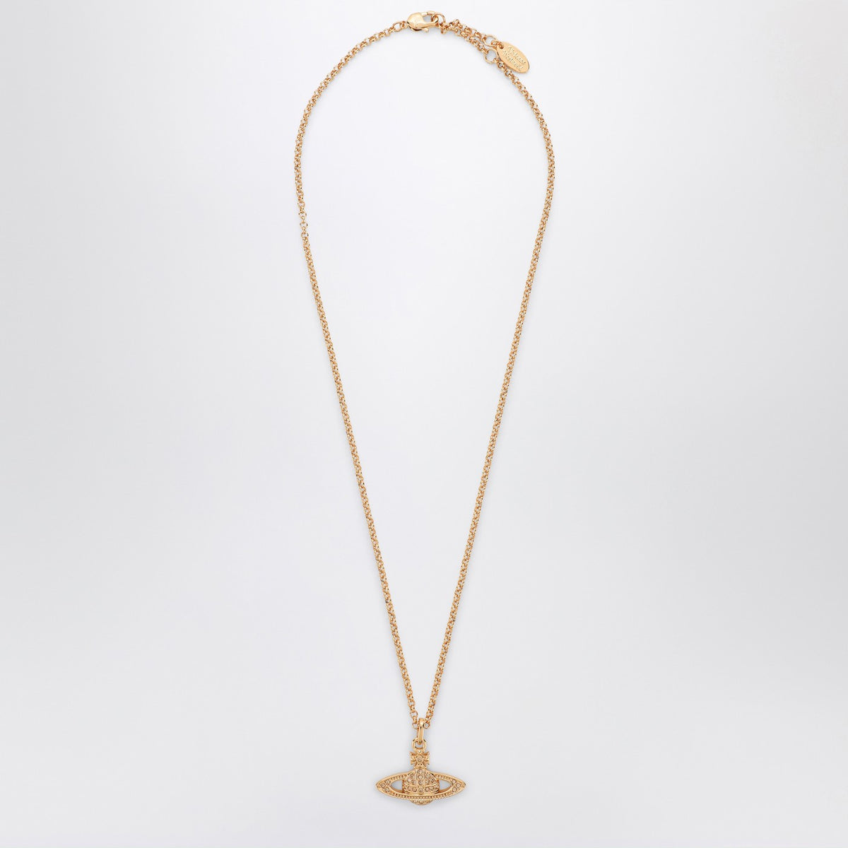 Vivienne Vivienne Westwood Mini Bas Relief Pendant Necklace In Gold - Image 2