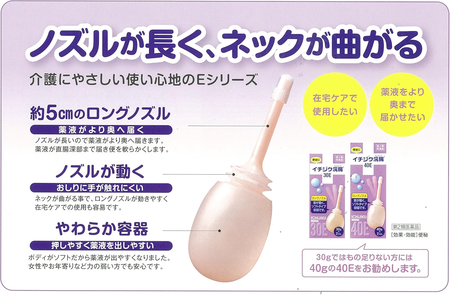 【第2類医薬品】イチジク浣腸40E 40g×2