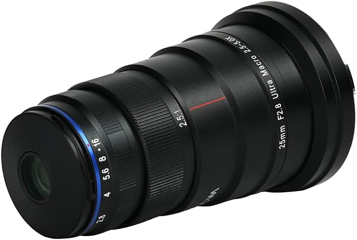 Venus Laowa 25mm f/2.8 2.5-5X Ultra Macro Manual Focus Lens for Canon EF Mount Cameras