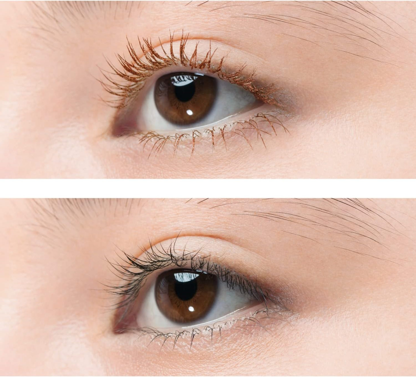 UZU BY FLOWFUSHI Mote Mascara, Copper Color Mascara, Eyelash Care, Water Resistant, Off Hot Water, Alcohol Free, Hypoallergenic