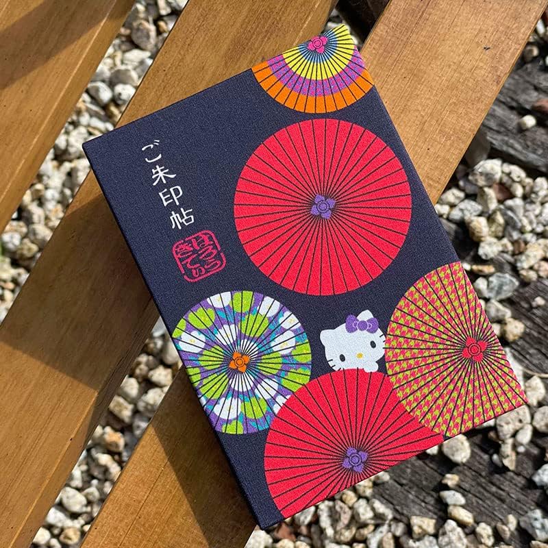 ハローキティ御朱印帳【番傘】 蛇腹タイプ