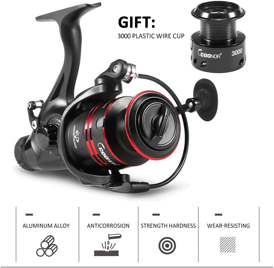 Spinning Fishing Reel 4000/5000/6000 9+1BB Nylon Metal Fast Lightweight Stream Trout Bass Double Unloading Force Fishing Wheel