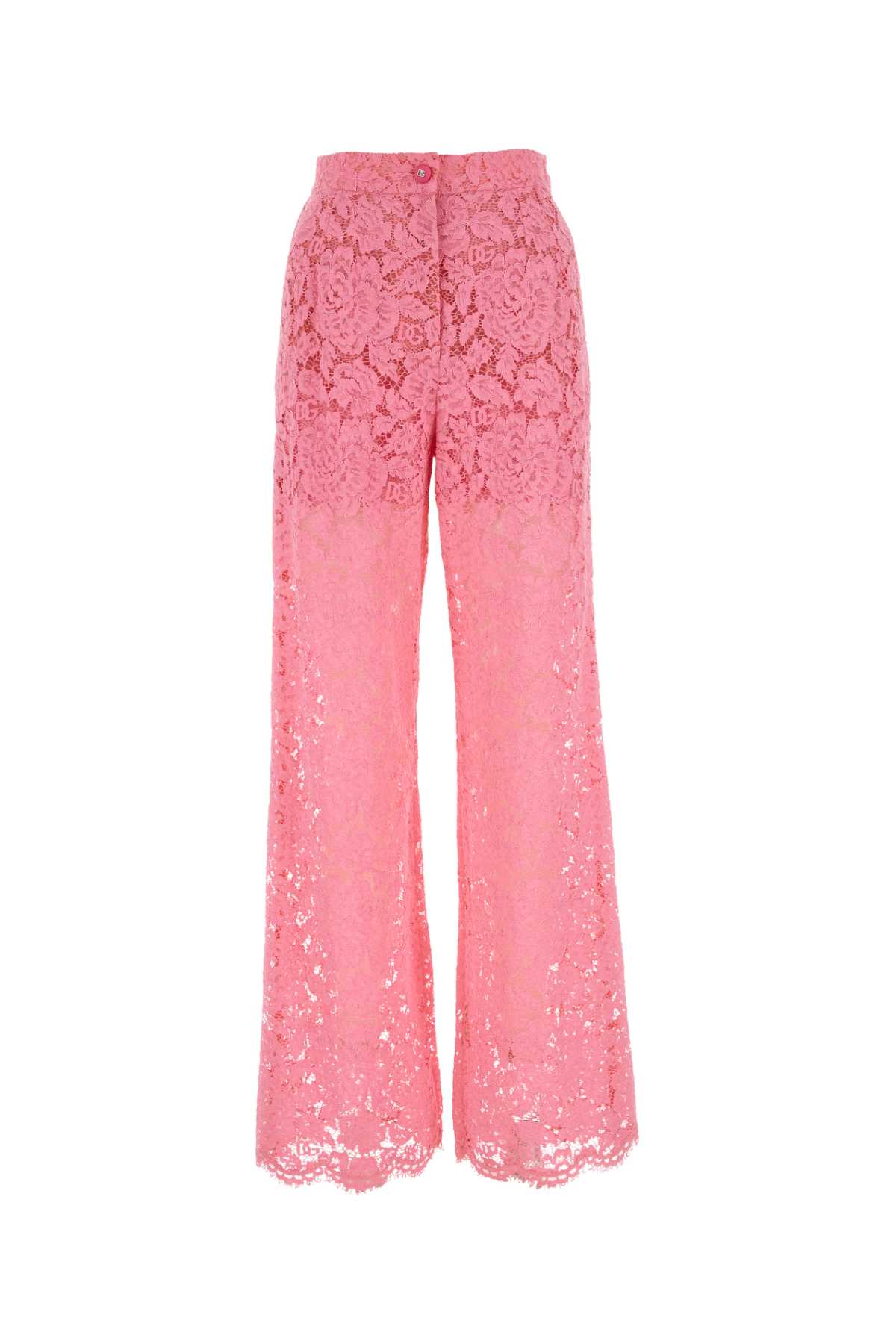 Dolce  Gabbana ドルチェ＆ガッバーナピンクのレースパンツ - Image 2