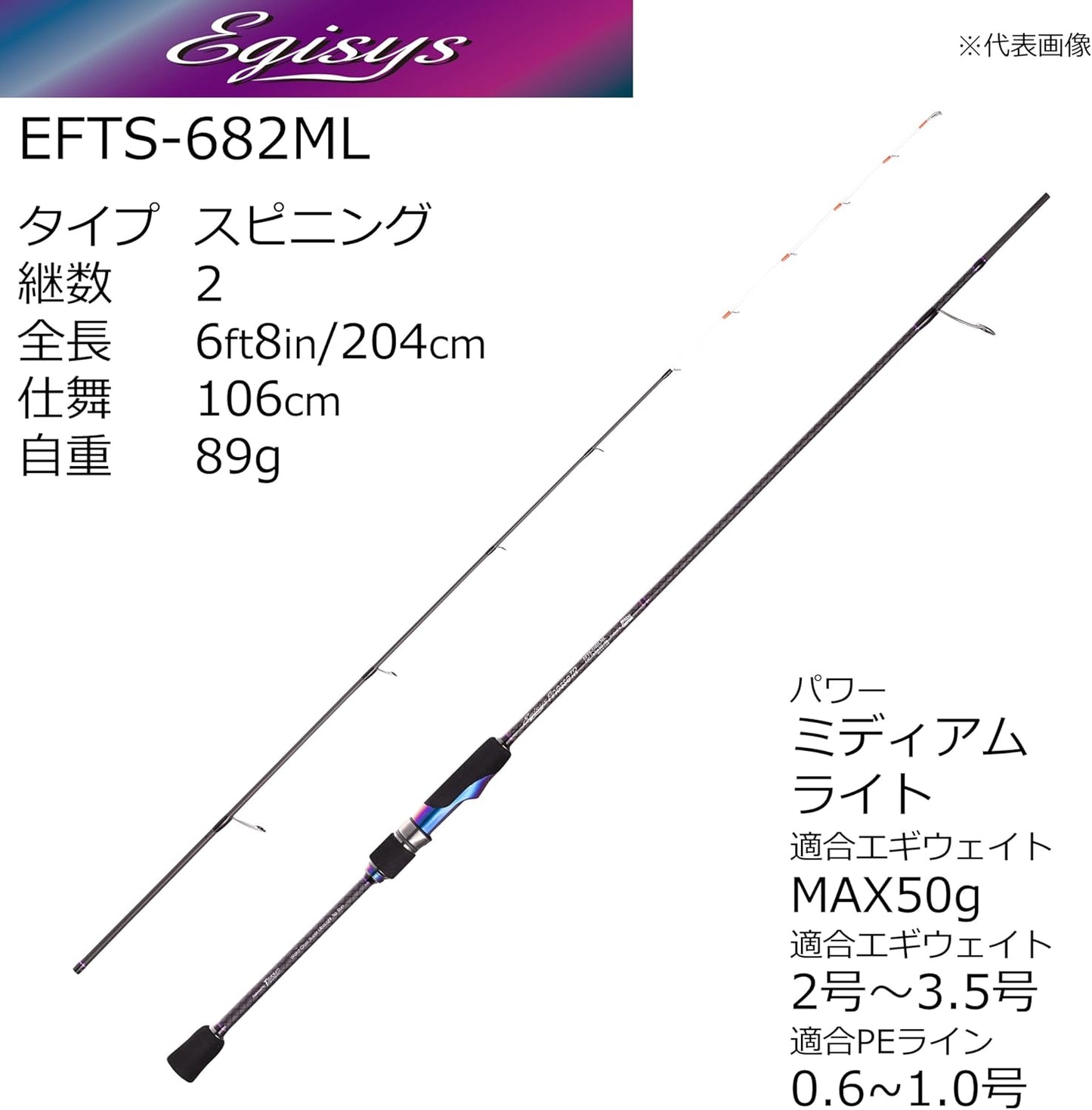 Abu Garcia Egisis Finesse TipRun Assorted Rod 2 Piece Boat Squid