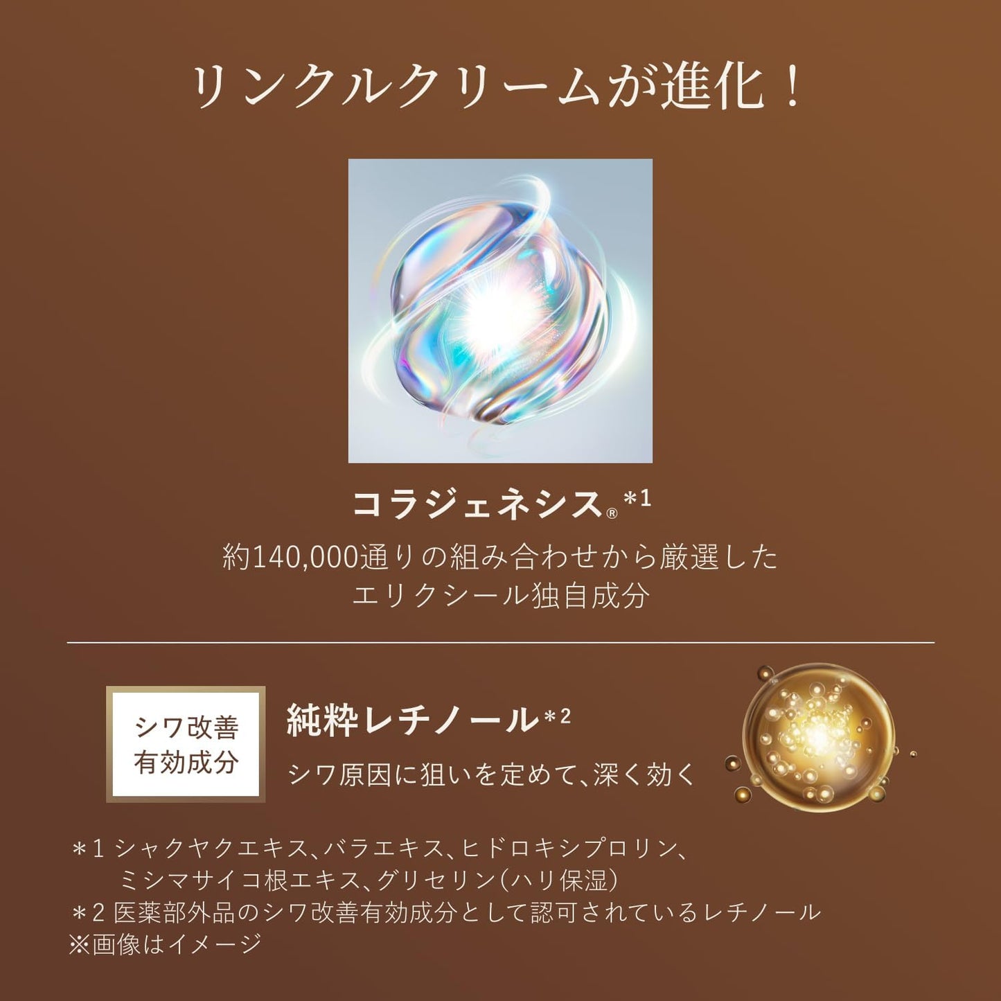 ELIXIR Retino-Power Wrinkle Cream ba L with Extra Sample 22g + 2g | Cream & Eye Cream | Cream | Pleasant Aqua Floral Scent | Wrinkle Reduction | Aging Care | Pure Retinol | Shiseido