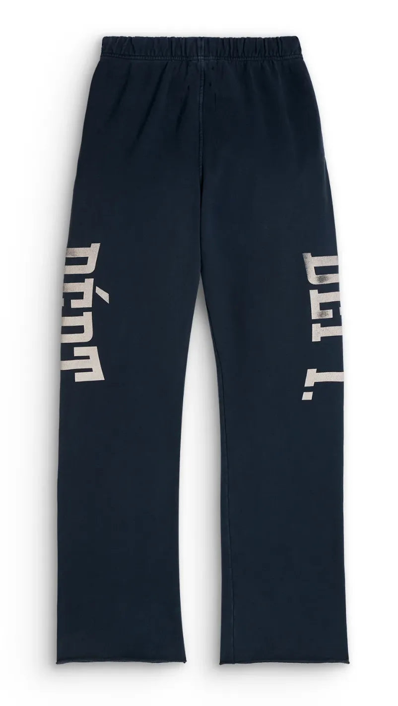 GALLERY DEPT. 'GYM LOGAN' VINTAGE BLACK SWEATPANTS