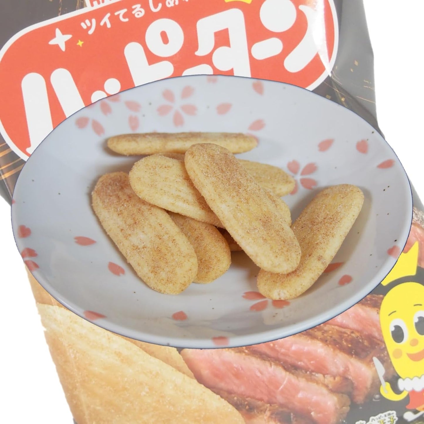 Hyogo Kobe Souvenir, Souvenir, Kansai, Happy Turn, Kobe Beef Steak Flavor, 1.2 oz (34 g) x 3 Bags, Local Sweets