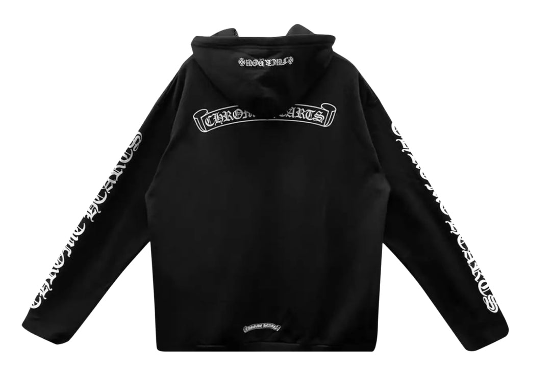 CHROME HEARTS 'F YOU' SCRIPT LOGO THERMAL ZIP UP