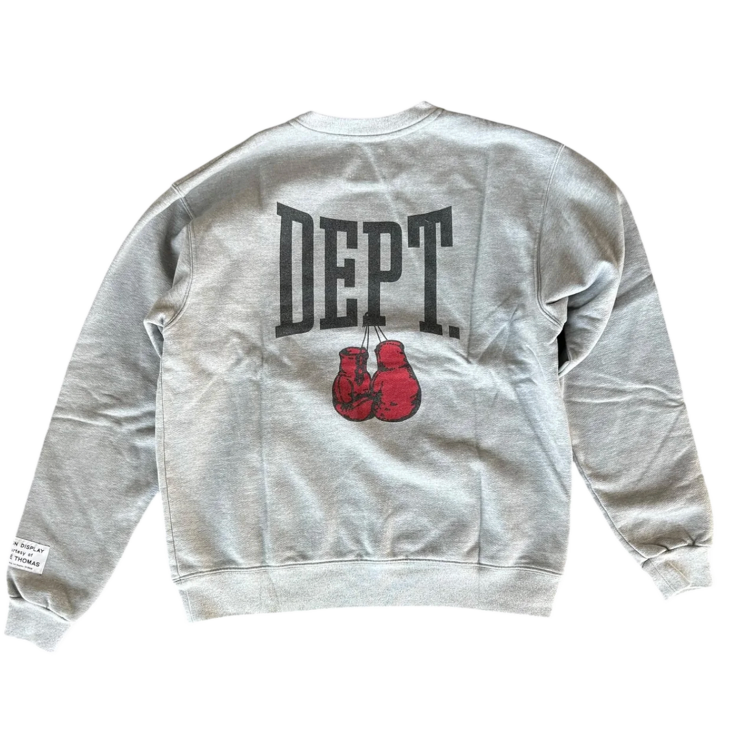 GALLERY DEPT. 'GREY' BOXING MERCH CREWNECK