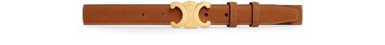 CELINE Medium Triomphe belt in nubuck calfskin - Image 2