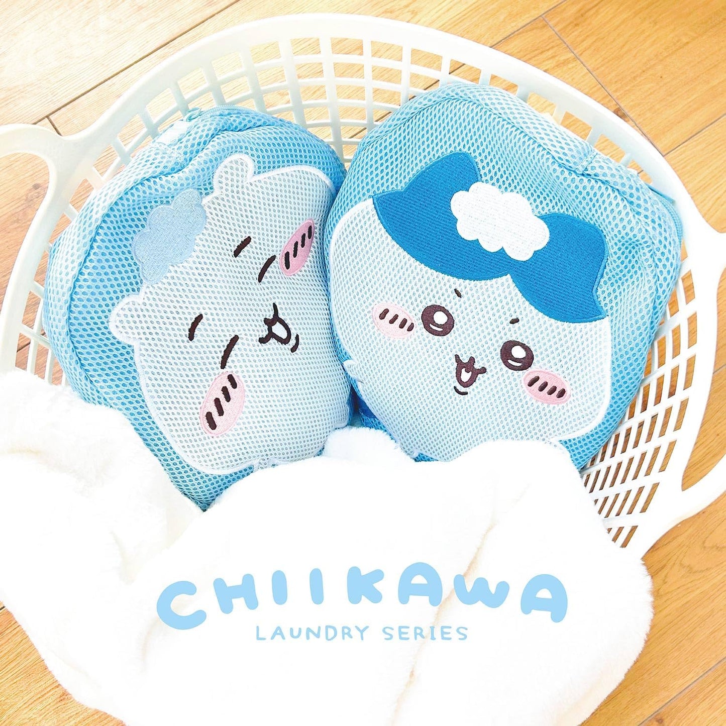 Shobido Shoubidou Chiikawa Laundry Series Die-Cut Pouch < Bigeye Thresher >CW46436