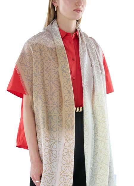 LOEWE Wool, silk and cashmere scarf - Image 2