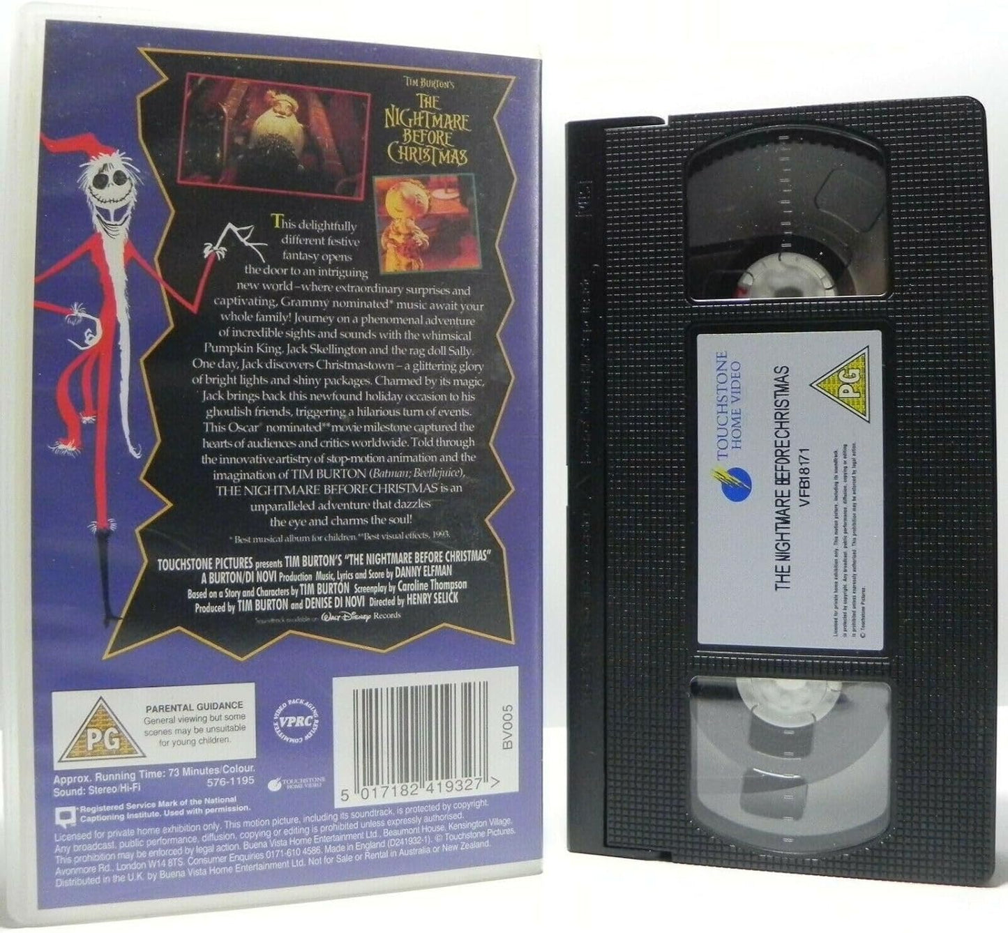 Nightmare Before Christmas,the [VHS]