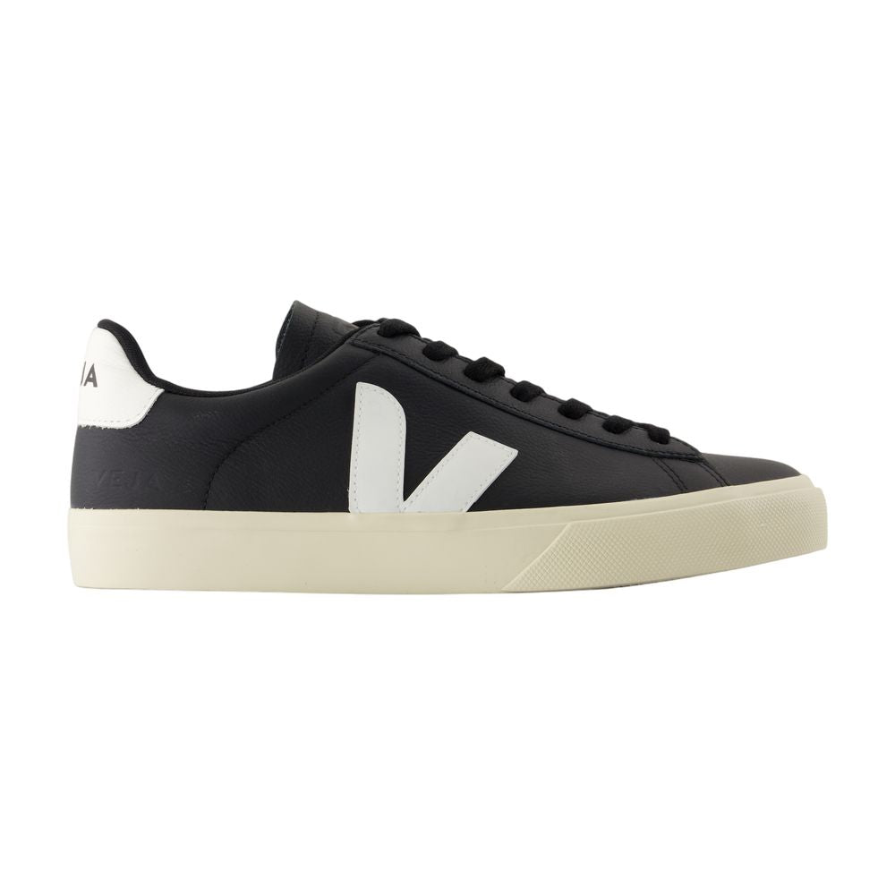 Veja Campo Sneakers In Black And White Chromefree Leather - Image 2