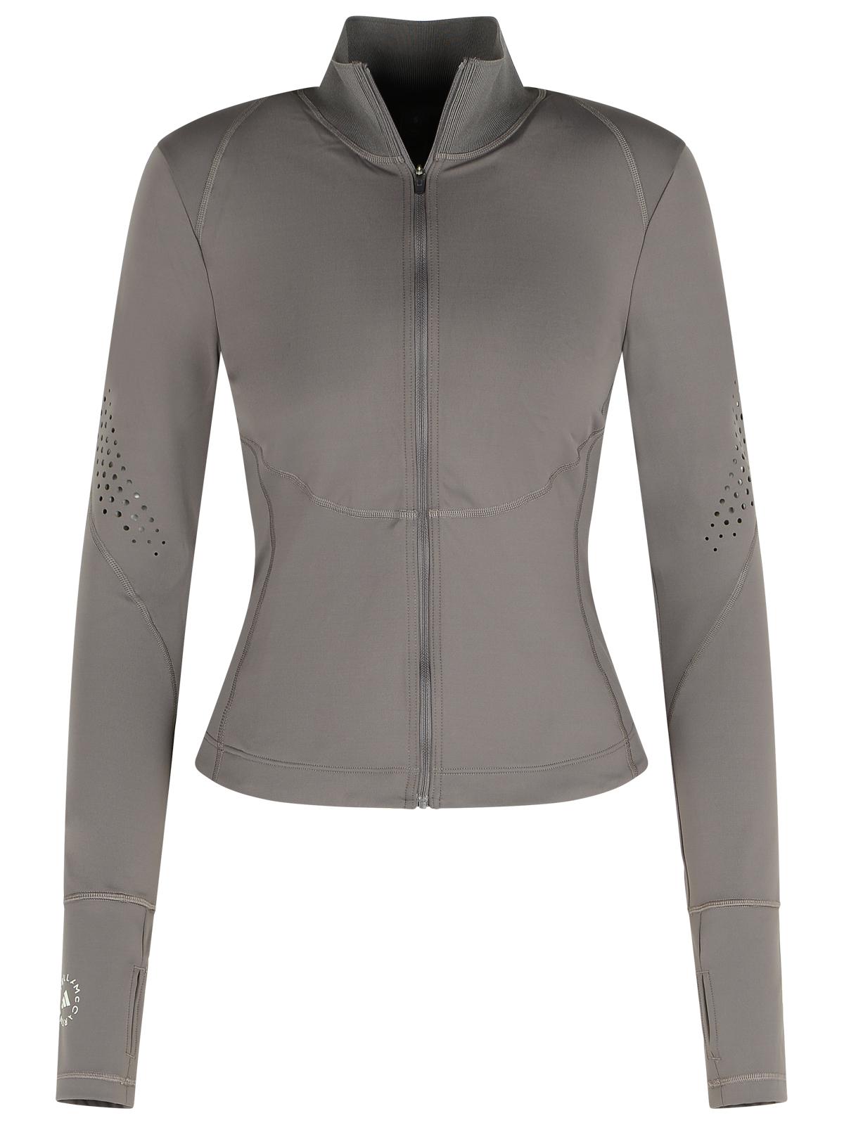 Stella Adidas By Stella McCartney 'TPR'灰色のポリアミドブレンドスウェットシャツ - Image 2