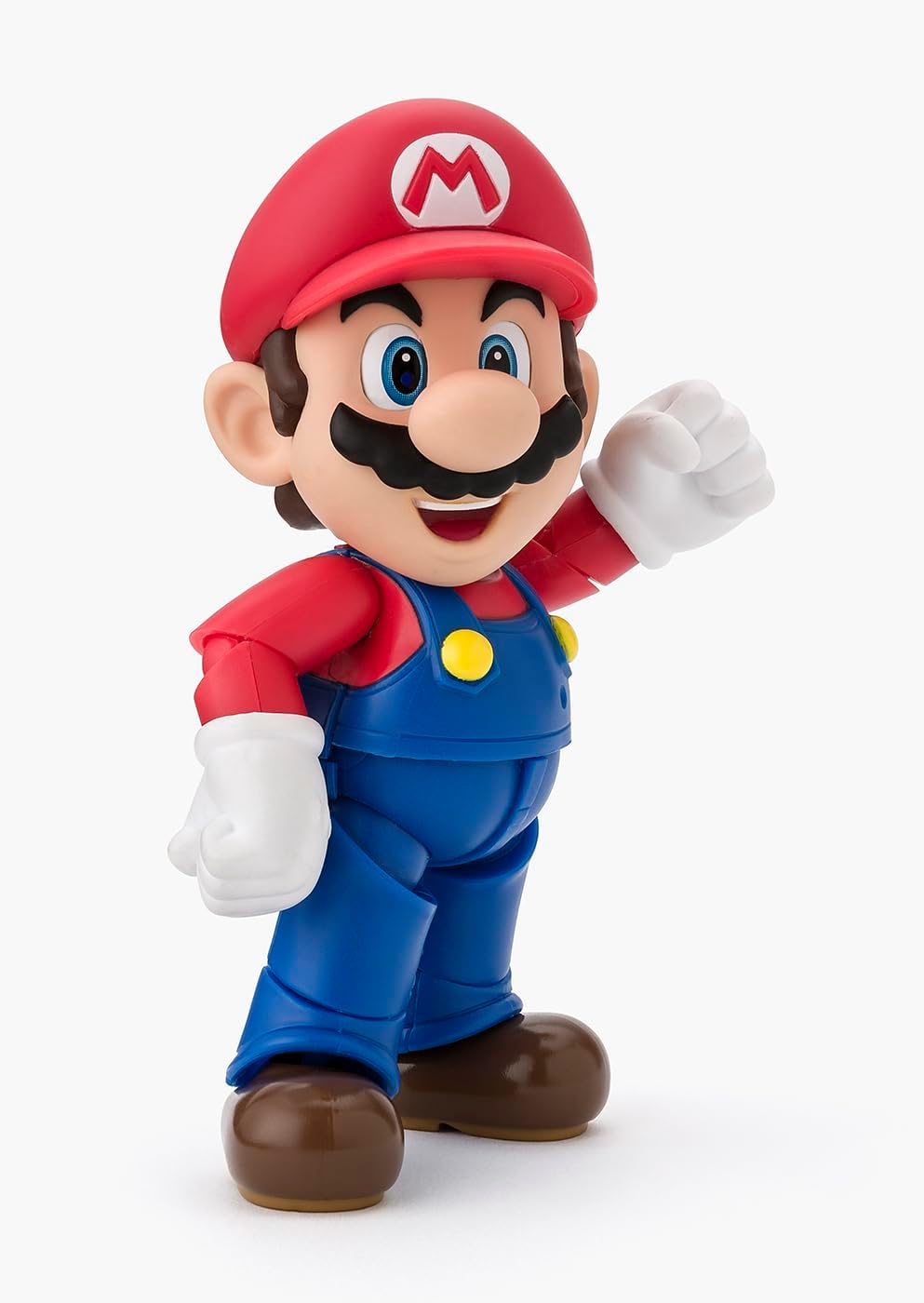Tamashi Nations S.H. Figuarts Super Mario (SUPER MARIO), Approx. 3.9 inches (100 mm), ABS & PVC Pre-painted Action Figure