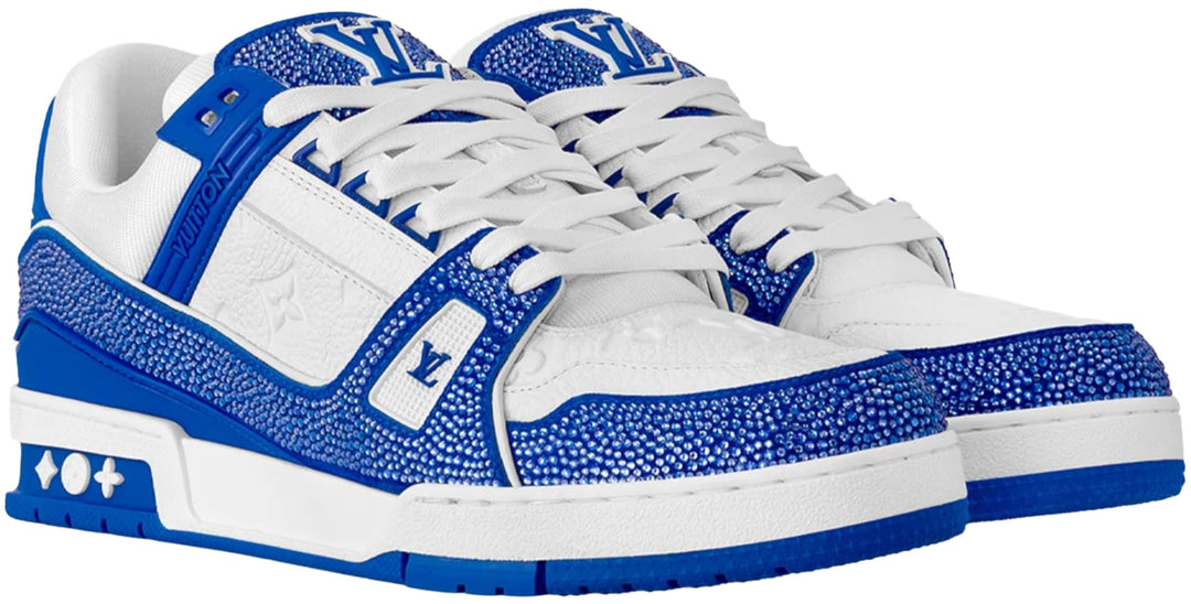 LOUIS VUITTON 'BLUE CRYSTAL' SNEAKERS