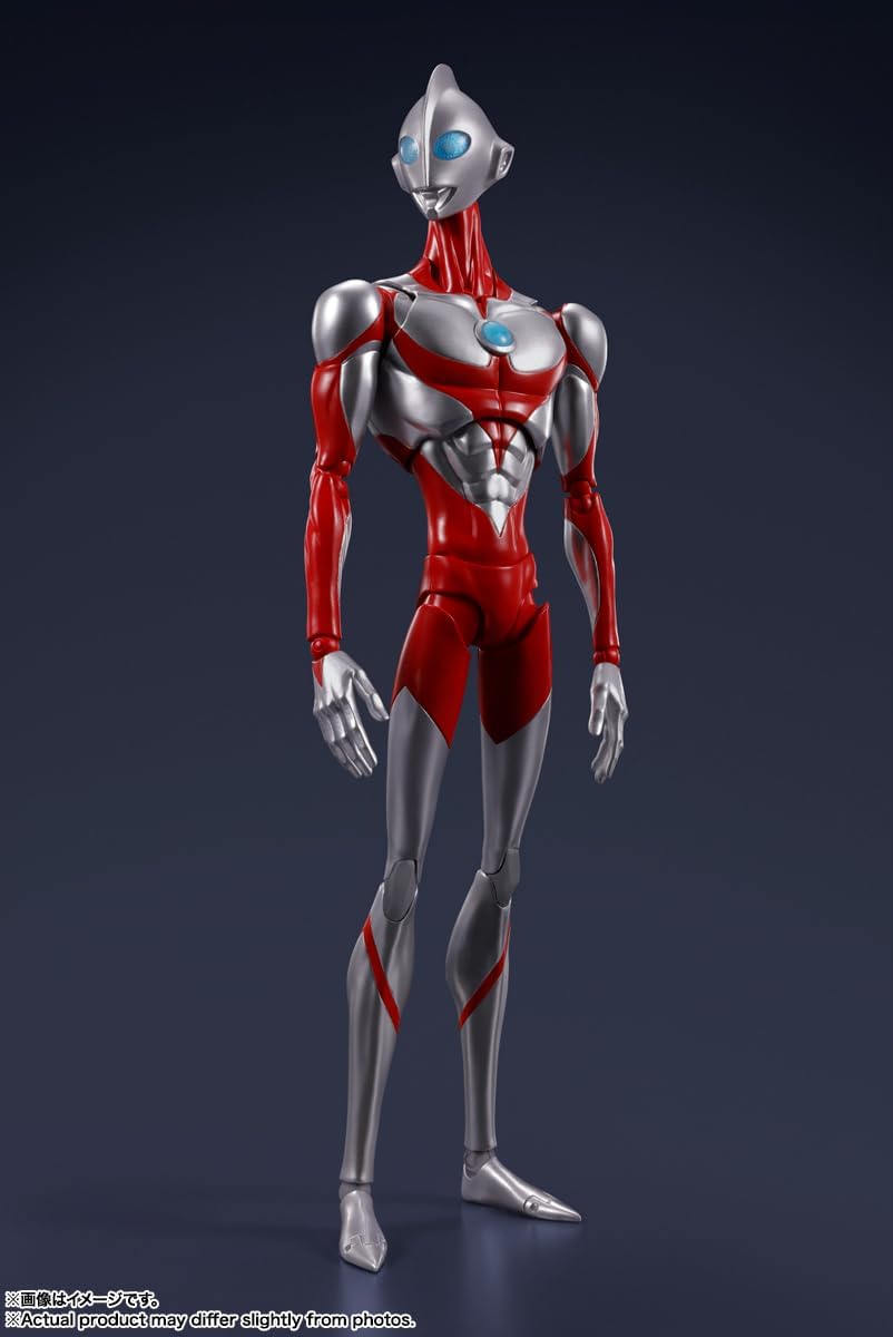 S.H. Figuarts Ultraman & Emi (ULTRAMAN: RISING), Approx. 6.3 inches (160 mm) & 1.2 inches (30 mm), PVC & ABS, Pre-painted Action Figure