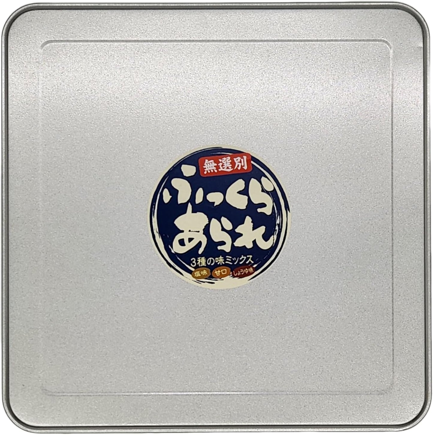 Hozenji Arare Puffed Rice Crackers Can, 1000g (1kg), Large Capacity, Plain Can, Unsorted
