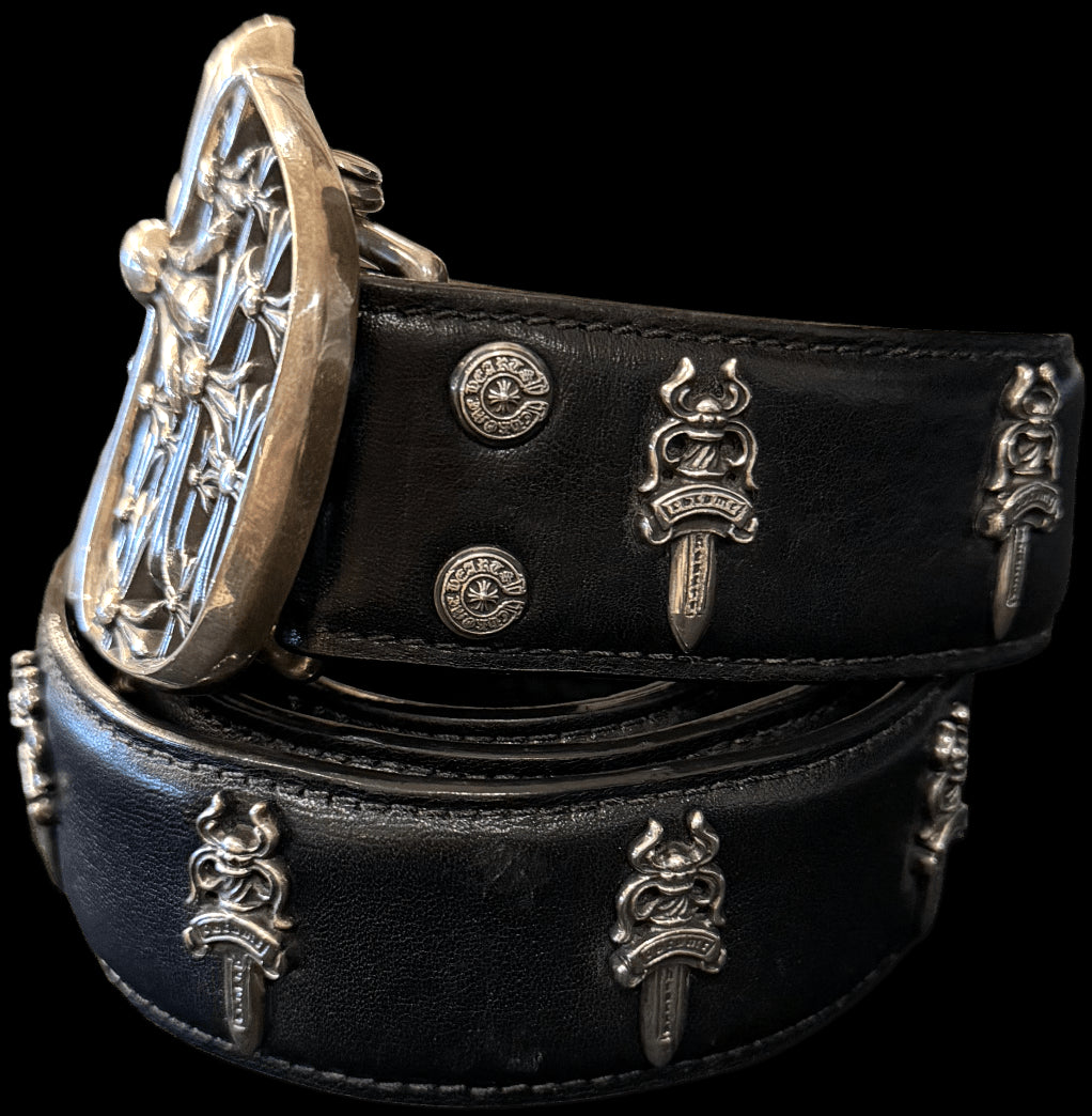 CHROME HEARTS 'FLOODED DAGGER' CEMETERY BELT