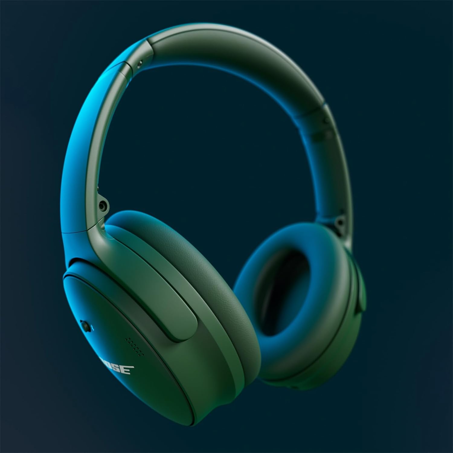 Bose QuietComfort Headphones LE Fully Wireless Headphones, Noise Cancelling, Bluetooth Connectivity with Microphone, Up to 24 Hours Playtime, Fast Charging, Cypress Green
