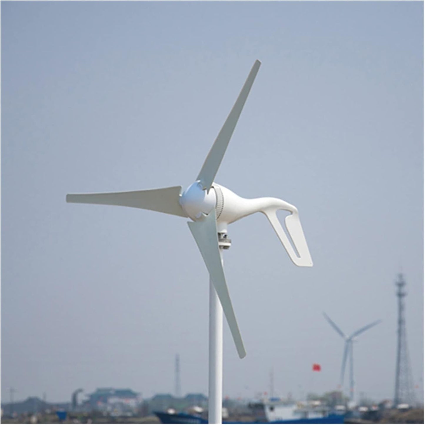 マイクロオフグリッド 400w 風力タービン発電機 家庭用 充電コントローラー付き (色: デラックスコントローラー仕様: 5枚羽根)