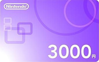 ニンテンドープリペイド番号 3000円|オンラインコード版
