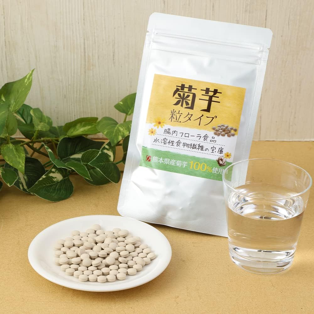 Chrysanthemum Potatoes, 360 Capsules, Approximately 1 Month Work, Made in Kumamoto Prefecture, Uses 100% Dietary Fiber, Supplement, Made in Japan, Inulin, No Pesticides During Cultivation, Inulin