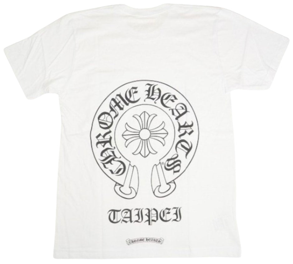 CHROME HEARTS 'TAIPEI' WHITE POCKET TEE