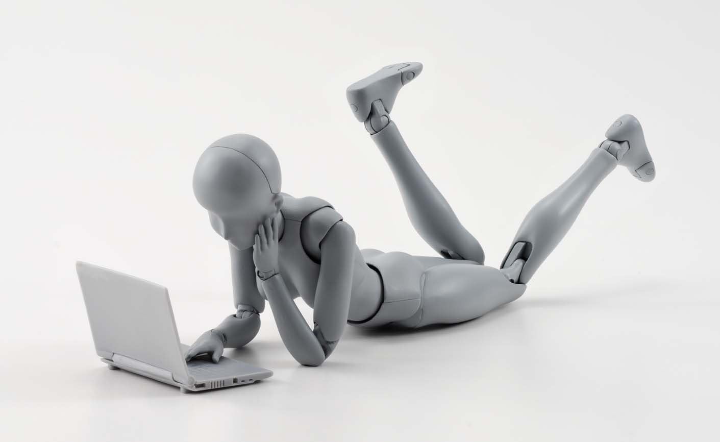 S.H. Figuarts Body DX SET (Gray Color Ver.) Articulated figure approximately 5.3 in (135 mm) tall, made of ABS and PVC