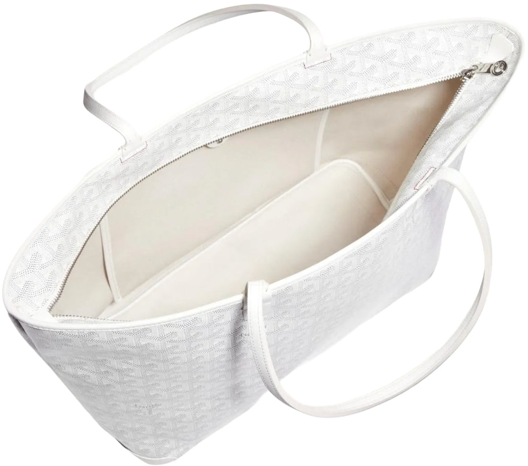 GOYARD 'WHITE' ARTOIS MM TOTE BAG