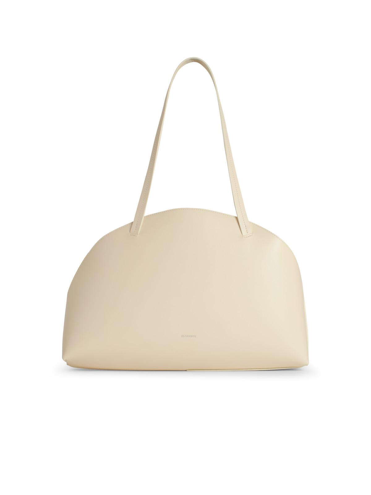 Jil Jil Sander 'Curve Media'白いリアクロスボディバッグ - Image 2