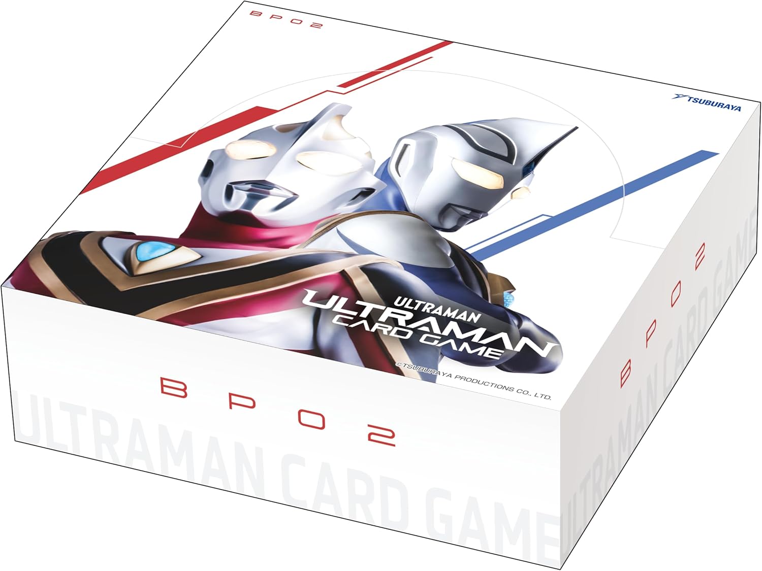 Tsuburaya Productions Ultraman Card Game Booster Pack 02 Blown Red and Blue (BP 02) (Box) Pack of 24