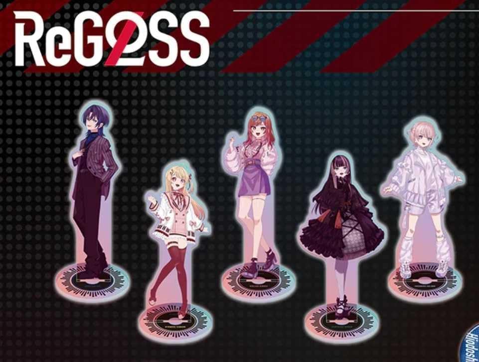 ReGLOSS's PLAYLIST 01 Acrylic Stand, Yu Wu Foutei Raden, Acrylic Figure, Ktb