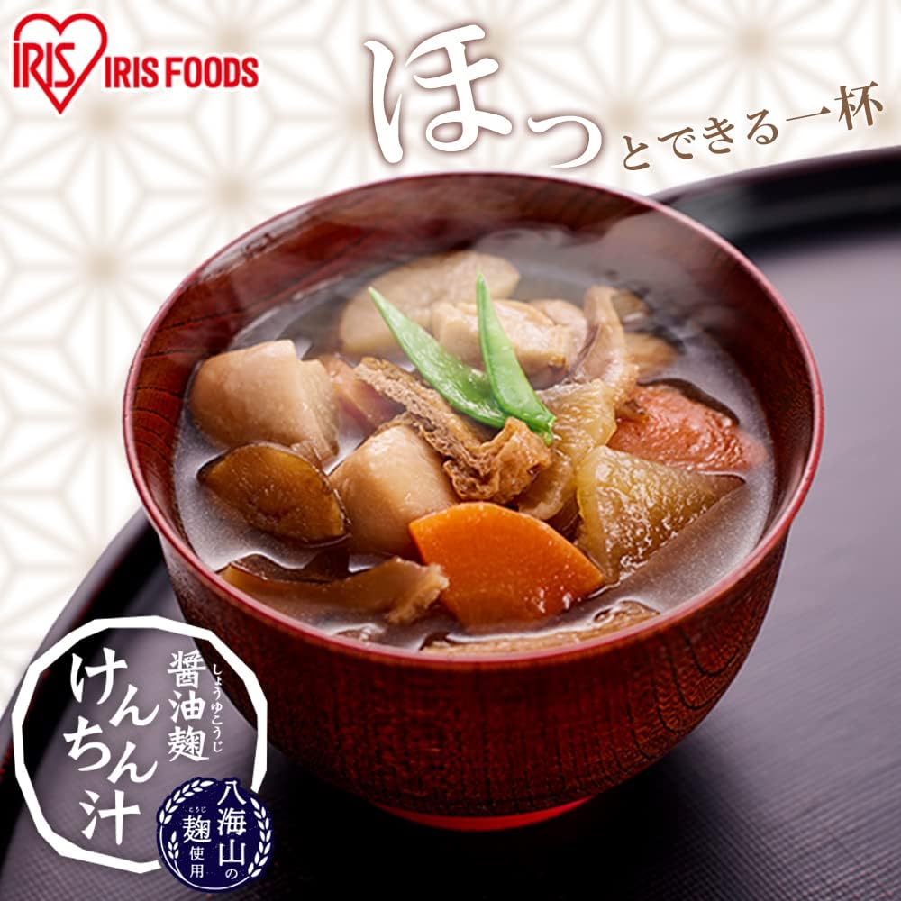 Iris Ohyama Kenchin Juice, Soy Sauce Koji Kenchin Juice, 3 Servings, 15.9 oz (450 g), Retort, Hakkaisan Niigata