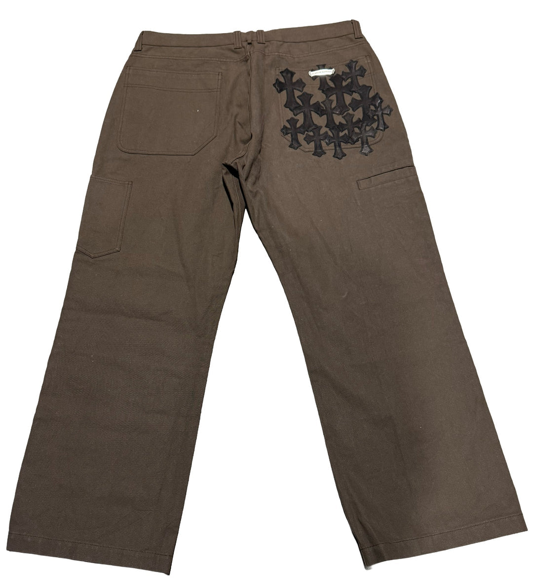 CHROME HEARTS 'BROWN' 13 PATCH WORK PANTS
