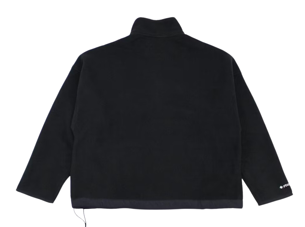 CHROME HEARTS 'HALF ZIP HORSE FLEECE' JACKET
