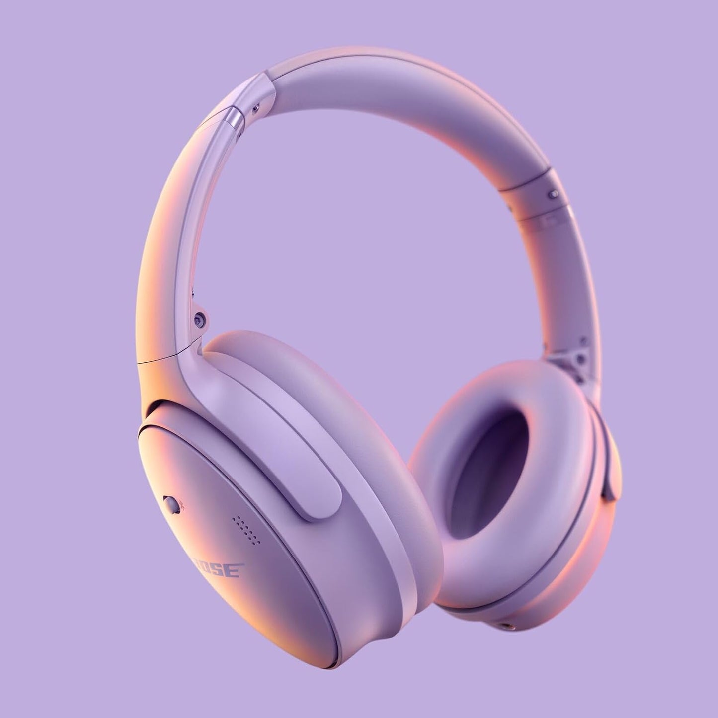 Bose QuietComfort Headphones LE Completely Wireless Headphones Noise Canceling Bluetooth Connection With Microphone Up to 24 Hours Playback Fast Charging Chilled Lilac