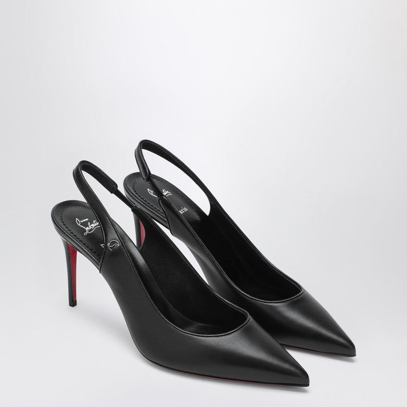 Christian Louboutin クリスチャンルブタンブラックスポーティーケイトスリングバックデコレテ - Image 2