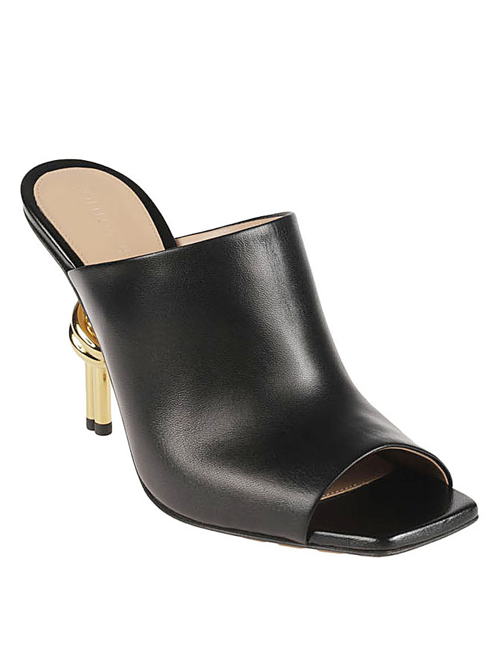 Bottega Veneta Knot Leather Mules - Image 2
